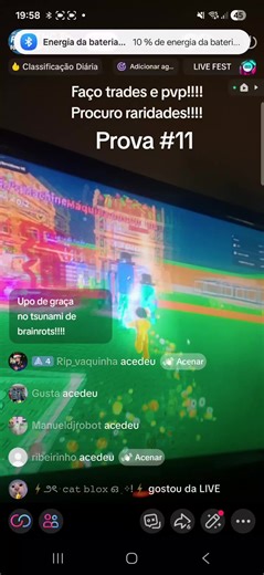 Prova #11!!!! Ele ja fez varias trades comigo e algumas tao no perfil Obrigado pela trade e pela confiança!!!! #fy #trocasroubeumbrainrot #livederoubeumbrainrot #roubeumbrainrot