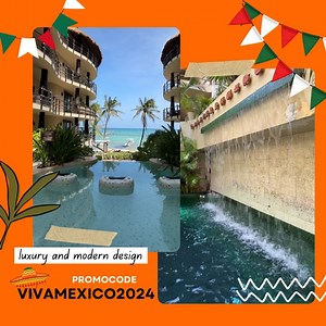Discover El Taj, where luxury and modern design meet in the heart of Playa del Carmen! 🏝️ We have rooms with spacious living rooms, fully equipped kitchens and very spacious bedrooms🌟 🌟 Book now and live the experience, use the code #VIVAMEXICO2024 for September and October 🏆 #Condohotels #PlayaDelCarmen #Vacation #travel #DiscountDeals #ElTaj #ViajeDeLujo #PlayaDelCarmen | Condo Hotels Playa del Carmen