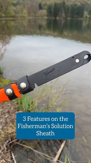 17K views · 189 reactions | The Fisherman’s Solution® includes a feature-packed sheath? You’ve cod to be kidding me. 朗 - Gripper hook for securing fish. - Notched line cutter that can be used to cut fishing line. - Sharpening stone for sharpening dull hooks. Plus, this knife has an adjustable blade that locks into position from 6” to 9”.  #Cutco #AmericanMade #TheForeverGuarantee #Fishing | Cutco Cutlery | Facebook