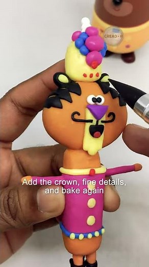 King Tiger (Hey Duggee) - Polymer clay tutorial