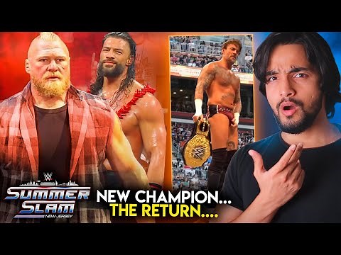 WWE SummerSlam 2025 WINNERS, SURPRISES & Full Results - Brock Lesnar, Title Change Highlights