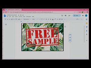 How to Overlay Images On Top of Each Other in GOOGLE DOCS