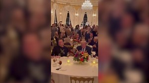 Donal Trump and Elon Musk dance to YMCA at Mar-a-Lago Thanksgiving dinner