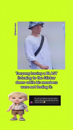 NCT 127 Taeyong Dancing to Sticker Demo - Behind the Scenes Memes