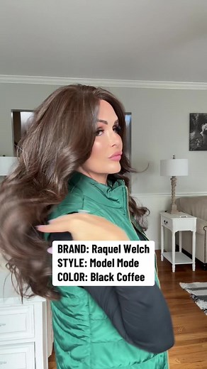 Raquel Welch Model Mode Synthetic Wig in Black Coffee - Shop Now!
