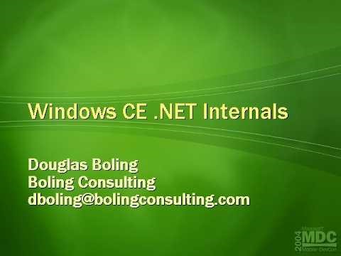 MDC 2004 - Windows CE .NET Internals - Douglas Boling - 2004/03