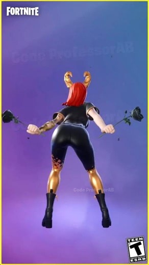 Fortnite Rose Step Emote Haze Skin Thicc 🍑😜🥵