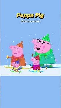 Peppa Pig | Winter Game part 1 #peppapig #peppapigenglish