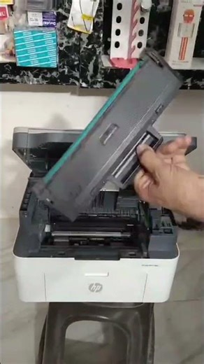 Wi-Fi printer cartridge how to open step by step#black and white printer#electronic#easy simple expl