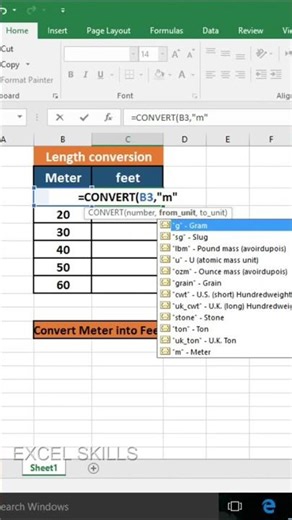 Convert Meter to Feet | Easy Conversion Formula Explained
