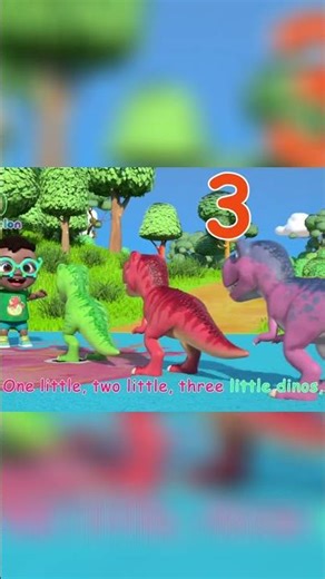 Meet The 10 Little Dinos: Fun For Kids & Toddlers! #shorts