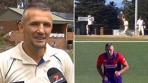 Viral sensation Pavel Florin takes wicket on Australian cricket debut