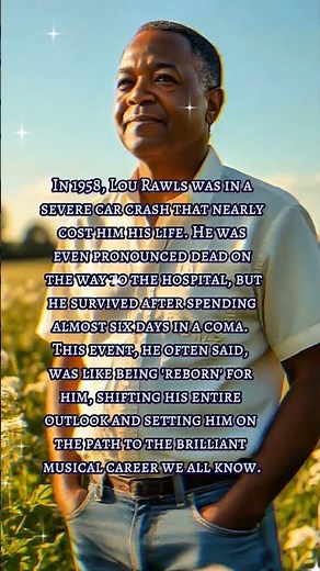 Lou Rawls - A Near-Death Experience😎#facts #history #people #goodpeople #life #LouRawls