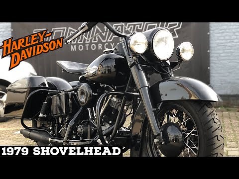 1979 Shovelhead FLH Electra Glide Harley Davidson FLH 1340 Shovel Head blacked out
