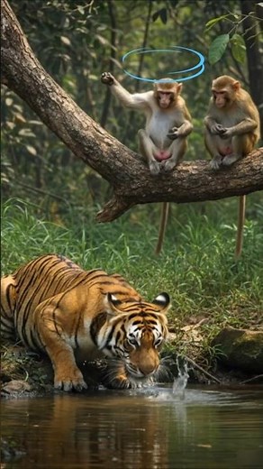 🤣 Monkey's Grossest Prank 😂 EVER! 🤢 Tiger Gets Vomited On! (Hilarious Reaction)