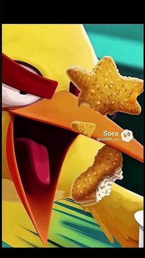 Angry bIrds Chicken Stars (Censored V2) #sora2