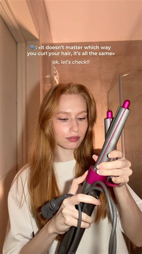 proof that curling direction changes everything!! #hair