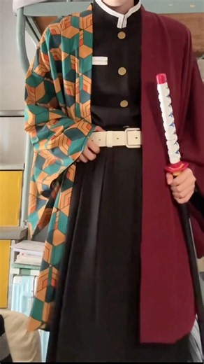 Demon Slayer:Giyu Tomioka cosplay test outfit #cosplay #demonslayer #giyuutomioka #cosplayer #outfit