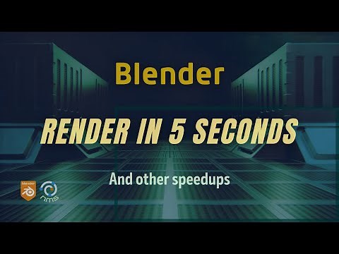 Blender EPS: render 5 seconds per frame and other speedups