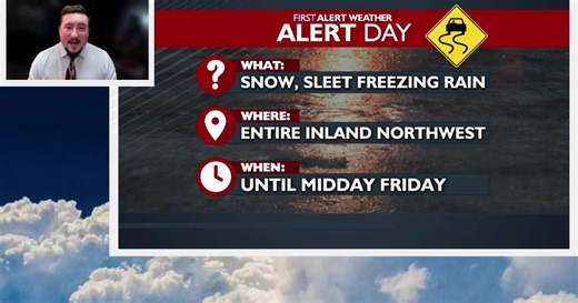 Weather Alert Friday: Icy roads, freezing rain