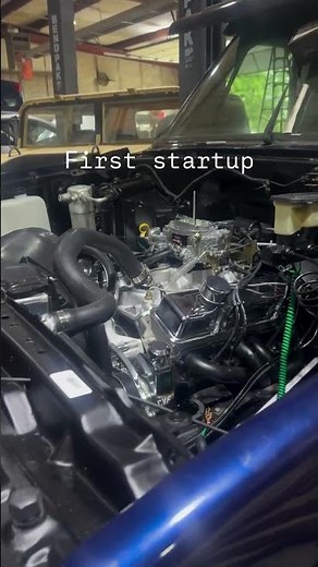 Hp 36 383 stroker from atk engines, open short tube headers first startup.