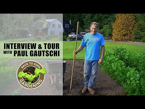 Back to Eden Gardening - Interview & Tour with Paul Gautschi - How To Start No-Till Wood Chip Garden
