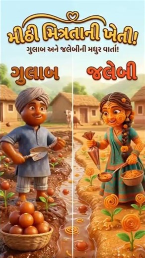 gulab ane jalebi / gujarati varta/gujarati kahani/balvarta/balgeet/kids/cartoon/varta/gujarati