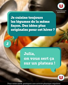 1M views · 1.4K reactions | En potage, en soupe, en purée… ? On peut vite tourner en rond quand on cuisine souvent les mêmes légumes. Alors, on vous donne un coup de pouce pour les redécouvrir au quotidien ! 凌塞凜 Et vous, comment aimez-vous cuisiner les légumes d’hiver ? Pour plus de recettes c'est par ici https://bit.ly/légumes_hiver | Coopérative U | Facebook