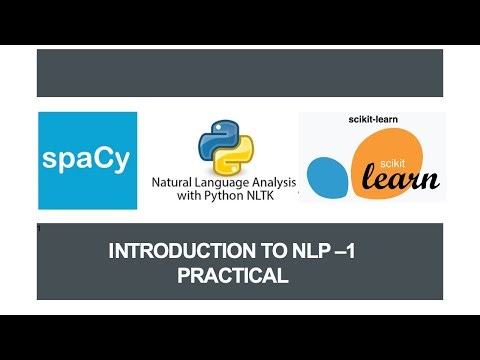 NLP Full Course - PART 1| Tokenization, BoW, Word Embeddings | spaCy, NLTK, scikit-learn