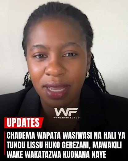 Mkurugenzi wa Mawasiliano na Uenezi wa Chama cha Demokrasia na Maendeleo (CHADEMA), Brenda Rupia, ameutaarifu umma kuwa mawakili wa Mwenyekiti wa chama hicho, Tundu Lissu, wamezuiliwa kuonana na mteja wao katika Gereza la Ukonga, jijini Dar es Salaam. Kwa mujibu wa Brenda, mawakili hao walifika gerezani hapo kwa ajili ya kufanya mashauriano ya kisheria kuhusu kesi ya uhaini inayomkabili Tundu Lissu. Hata hivyo, walizuiliwa na askari wa magereza bila kutolewa maelezo ya kina kuhusu sababu za hatu
