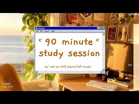 ✨ speedrunning your assignment at a world record pace: part 2 ✨ // not so chill lofi/piano playlist