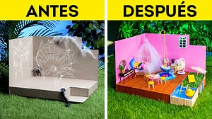 IMPRESIONANTES IDEAS EN MINIATURA DE BRICOLAJE || Casa de muñecas genial | 123 GO Spanish