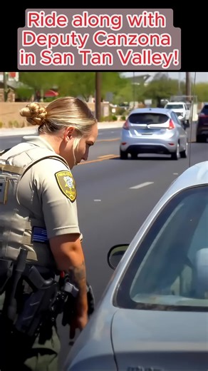 Ride along with Deputy Canzona in San Tan Valley! #copsoftiktok #policeoftiktok #sheriffdeputy #arizona #viral #tiktok #foryou #knowyourrights #1stamendment #cops #law #karen #sheriff #pullover