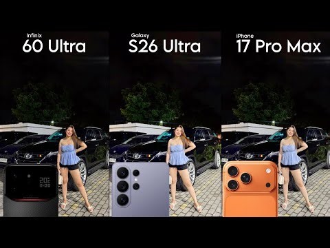 Infinix Note 60 Ultra Vs Samsung Galaxy S26 Ultra Vs iPhone 17 Pro Max Camera Test Comparison