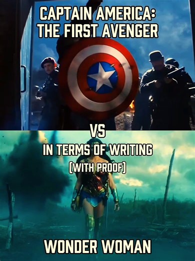 Captain America: The First Avenger vs Wonder Woman (in terms of writing)