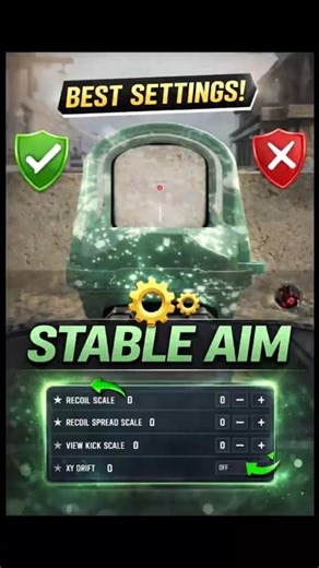 Is Your Aim Shaking? Fix These ADS Settings NOW | COD Mobile 🔥