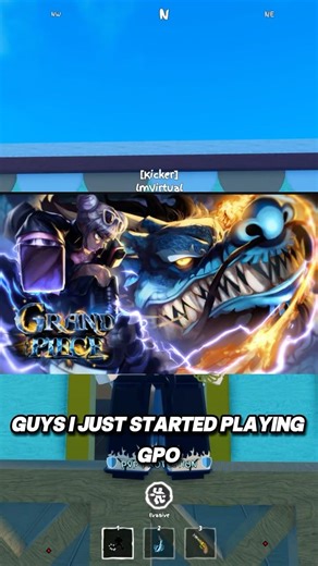 I Tried GPO.... #grandpieceonline #bloxfruits #roblox #robloxfyp