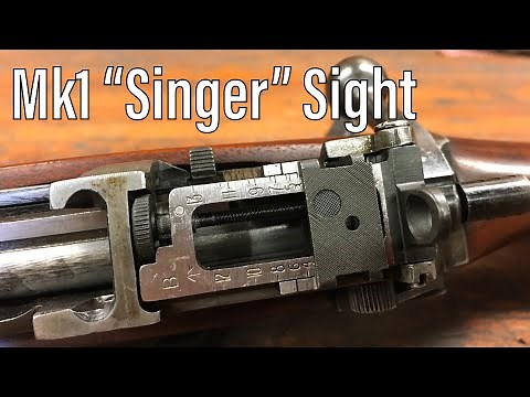 Installing a Singer Mk.1 Rear Aperature Sight on a No4 Mk1 Lee Enfield Rifle