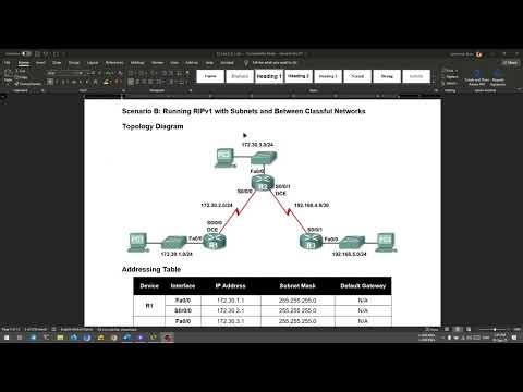 E2 Lab 5.6.1 | Basic RIP Configuration | Scenario B | Bangla