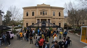 Alongside our fellow universities, we transformed the State Library Forecourt along North Terrace into a hub of excitement for our City Open Day pop-up. 🤩 From immersive VR experiences to the futuristic Flinders' Solar car and the charismatic Spot the Agile Mobile Robot, free coffee, live entertainment, and Boost Juice, it was a celebration of innovation and boundless potential. Our student ambassadors, academic staff, Admissions & Student Recruitment team were on fire, passionately sharing ins