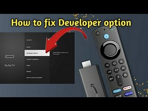 How to Fix Developer option in Fire stick ! Developer option REMOVED on Fire stick | What To Do