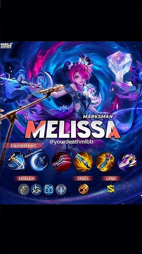 Top Global Melissa Best Build 2026 🔥 Insane Damage Build | MLBB Melissa Guide #shorts