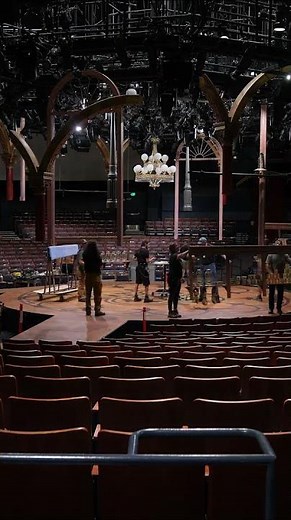 The stage is set for HELLO, DOLLY! at Broadway At Music Circus.