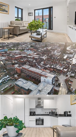 One of the best locations in the centre of the Cathedral City of Lichfield - Welcome to The Old Picture House. This stunning apartment sits within a beautiful building, rich with history, originally the Art Deco Regal Cinema dating back to the 1930s. After a variety of transformations, this iconic cultural landmark began conversion in 2018 to the apartments we know today ♥️ Abode Property Media 📸 | James Kidd - Personal Estate Agent