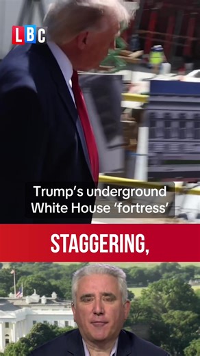 Simon Marks updates James O’Brien on how Trump’s ‘underground fortress’ is coming along. #lbc #trump #uspolitics #whitehouse