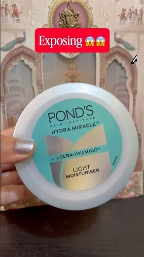 Is Pond’s Moisturiser safe for your skin?😱 #skincare #pHtest #shorts #viral #trending