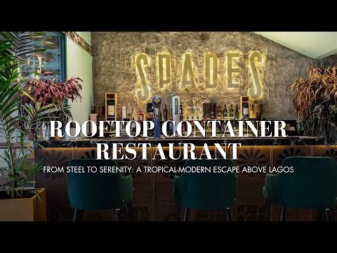 Inside a Rooftop Restaurant Built with Shipping Containers | Spades by Freshforte Container Tour