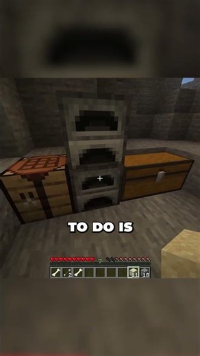 this is how to place sand in a furnace in minecraft.. #tutorial #fyp #minecraft