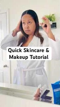 Quick Skincare & Makeup Tutorial 50+ #skincare #skincareroutine #makeup #makeuptutorial