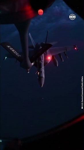 Mid-Air Refueling: Super Hornet Meets KC-135